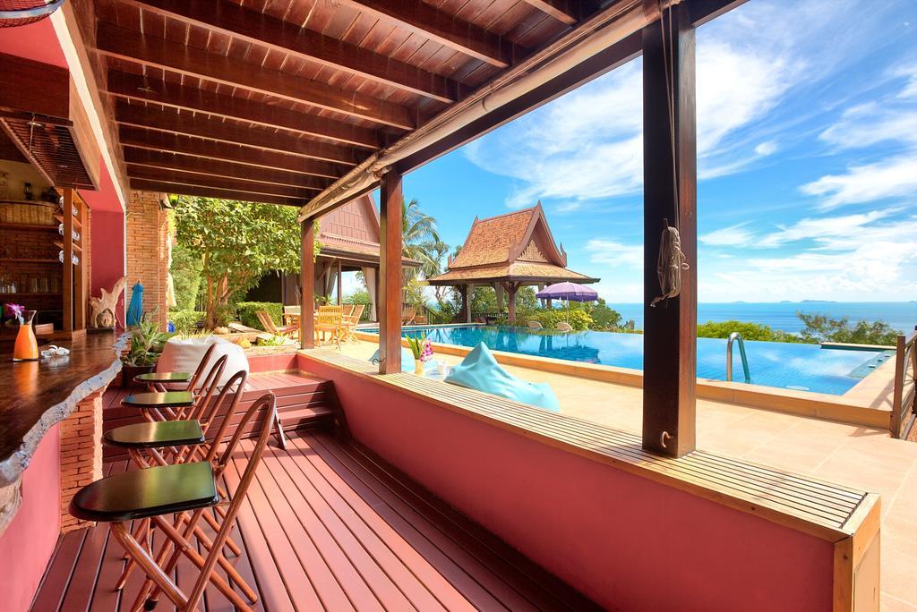 Villa Thai Teak - Panoramic Sea & Sunset Views Самуи Номер фото